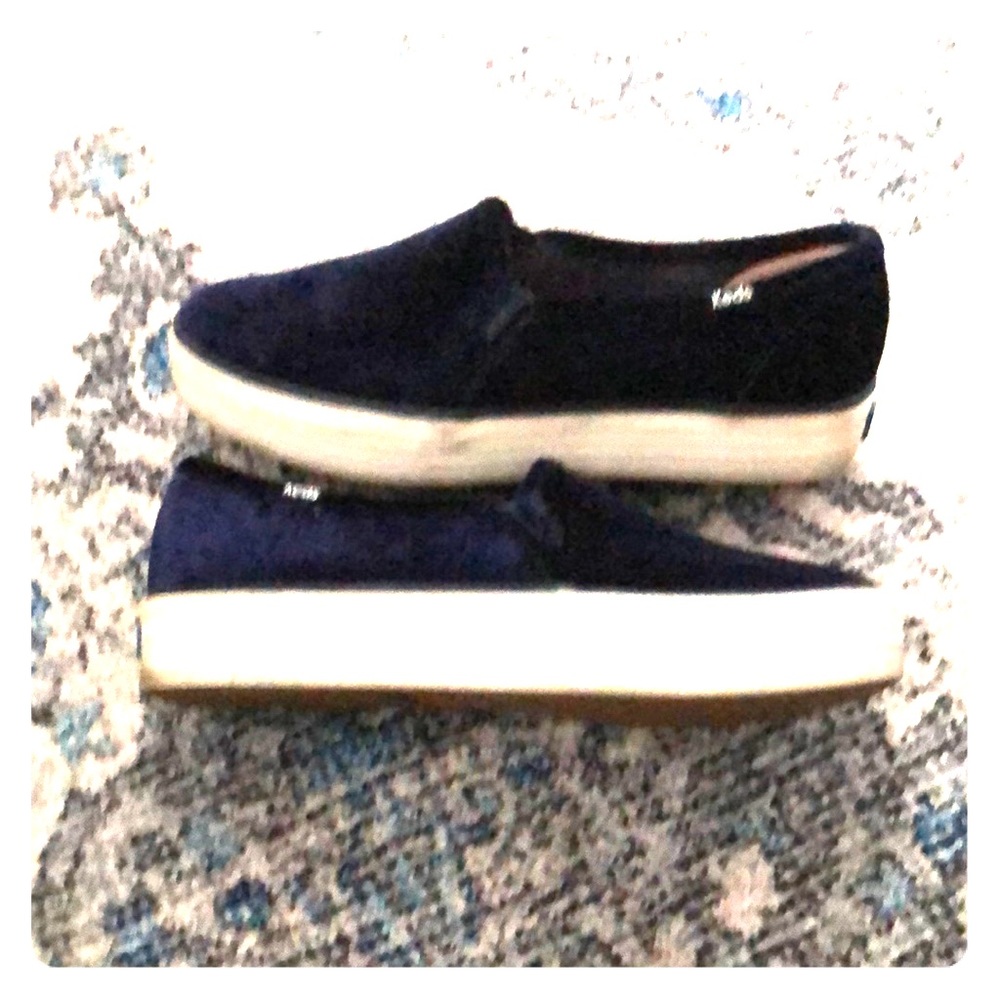 Keds slip on wedge shoe.